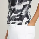 Футболка G-Star Sprayed Letters short sleeve v neck, серый - фото 5