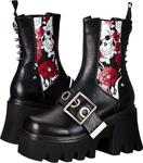 Женские ботильоны LAMODA в классическом стиле, Black Skull - фото 7