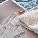 Boyang Теплый плед 100х150 см, флис, цвет Tranquility Blue - фото 6