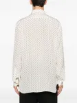 Рубашка с принтом "пейсли" Tom Ford, белый - фото 4