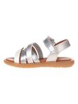 Сандалии lamino, серебряный - фото