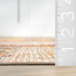 Коврик для пола Kallie Abstract, защищённый от проливания nuLOOM, 274x366 см, мультиколор - фото 3