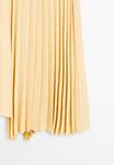 Юбка Massimo Dutti MIDI WITH PLANK DETAIL , Light Yellow - фото 10