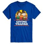 Футболка Big & Tall Peanuts с благодарностью Licensed Character, синий - фото
