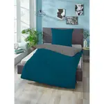 Постельное белье Biberna, (1 шт.), цвет blau-grau - фото 4