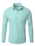 Рубашка RESLAD Hemd Vichy-Karo, зеленый - фото