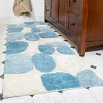 Коврик для ванной Chesapeake Pebbles — 2 x 5 футов, цвет Arctic Blue - фото 2