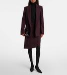 Облегающая миди-юбка Victoria Beckham, Deep Mahogany - фото 2