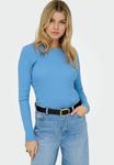 Топ JDY Long sleeved top, Provence/Blue - фото 4