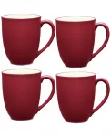 Кружки Colorwave xl 18 унций, набор из 4 штук Noritake, raspberry - фото