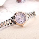 Часы CASIO SHEEN Sapphire Crystal Stainless Steel Strap Quartz Waterproof Solar Powered Silver Analog, цвет silver - фото 2