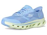 Кроссовки SKECHERS Performance Go Walk Glide Step 2.0 Belah Hands Free Slip-Ins, Blue/Lime - фото 7