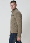 Куртка Koroshi Faux leather jacket, Kaki Khaki/Khaki - фото 5