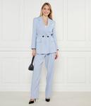 Штаны изношены. Flare fit Marella, синий - фото 2