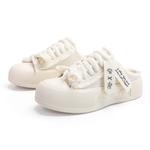 Кроссовки Jifffly Skateboarding Shoes Women's Low-top Beige, бежевый - фото 3