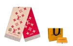 LOUIS VUITTON Кашемировый шарф унисекс, Red - фото 5