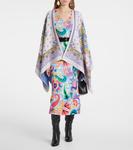 Платье миди с узором пейсли Etro, Print On Blue Base - фото 2