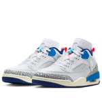 Air Jordan Spizike Low 'White Blue' - фото 4