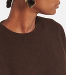 Кашемировый топ Jardin Des Orangers, цвет choco - фото 4
