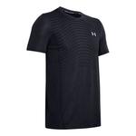Футболка men's seamless wave short sleeve black Under Armour, черный - фото