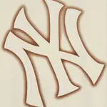 Базовый свитшот cream для детей 3-7 лет MLB KIDS, кремовый - фото 7