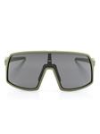 Oakley солнцезащитные очки-маска Sutro S, зеленый - фото