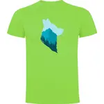 Футболка Kruskis Wolf, зеленый - фото