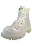 Ботильоны на шнуровке BUFFALO Aspha, Wool White - фото