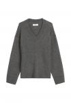 Джемпер Marc O'Polo V-NECK RELAXED , Rocky Grey Melange/Dark Grey - фото 6
