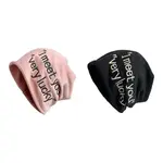 Унисекс шапка бини, Black+Pink - фото