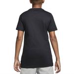 Футболка Nike Sportswear Logo T-shirt 'Black White', черный - фото 3