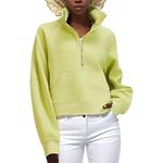 Свитшот серии Scuba для женщин Lululemon, зеленый - фото