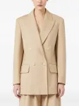 Двубортный блейзер MAX MARA, нейтральный - фото 3