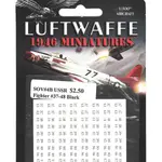 СССР — цифры истребителя №37–48, черные., Decals - Blue Sky - фото