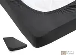 Простыня на резинке из плотного джерси 100х200 антрацит Carpe Sonno - фото 3