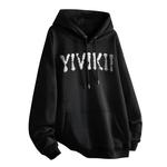 Унисекс свитшот YIVIKII, черный - фото