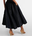 Платье миди с вырезом Bottega Veneta, черный - фото 5