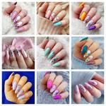 Водные наклейки для ногтей - №1100, Raisin - фото 2