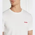 Футболка обычного кроя с узором «гусиные лапки» Hugo, белый - фото 4