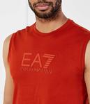 Майка Regular fit Ea7, оранжевый - фото 4