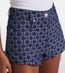 Шорты Monogram 72 denim Givenchy, Denim Blue - фото 4