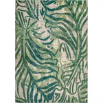 Ковер Cali Abstract Leaves Area Rug nuLOOM, 61x183 см, зеленый - фото 2