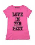 Футболка !M?Erfect, фуксия - фото
