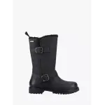 Ботинки Hush Puppies Winnie Waterproof Leather Shearling Lined, черный - фото