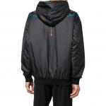 Marcelo Burlon Куртка с капюшоном с принтом крыльев, Black - фото 6