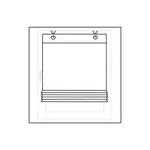 Римская штора BASENTO с люверсами Home Wohnideen, белый - фото