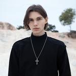 Титановая стальная цепь унисекс COLIMIDA, синий - фото 8