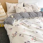 LUOLAI HOME Постельное белье 3 предмета, 120 см, цветочный принт, цветы - фото 9