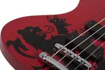 Бас-гитара Schecter Simon Gallup Ultra Electric 2023, красная - фото 3