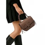 Сумка Pepe Jeans Amber Script handbag, коричневый - фото 8